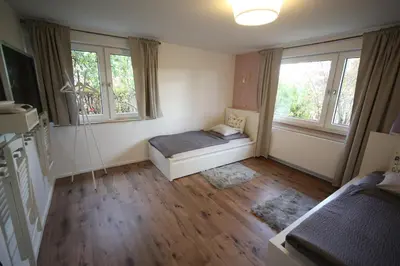Ein Sitzbereich in der Unterkunft Michaelsbergblick