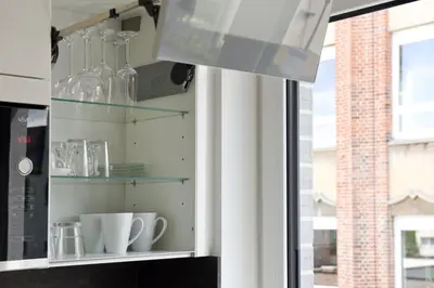 Kaffee-/Teezubehör in der Unterkunft City Appartement Kornwestheim