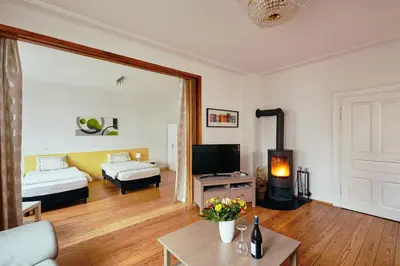 TV/Unterhaltungsangebot in der Unterkunft Ferienhaus Sommerweide 160qm bis 10P