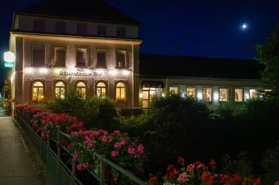Ein Garten an der Unterkunft Hotel Waibstadter Hof