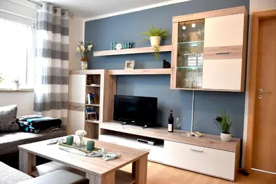 TV/Unterhaltungsangebot in der Unterkunft Ferienwohnung Familie Mechler