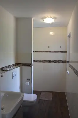 Ein Badezimmer in der Unterkunft Ferienwohnung bei Heidelberg