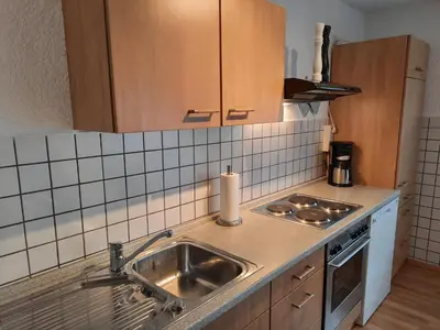 Küche/Küchenzeile in der Unterkunft Ferienwohnung Odenwaldflair