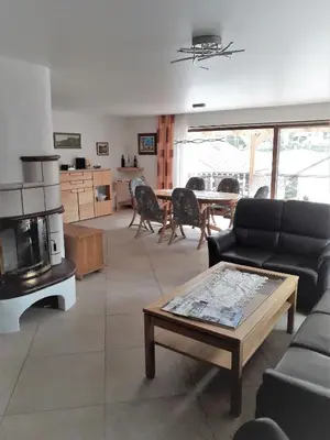 Küche/Küchenzeile in der Unterkunft Ferienwohnung Schehl