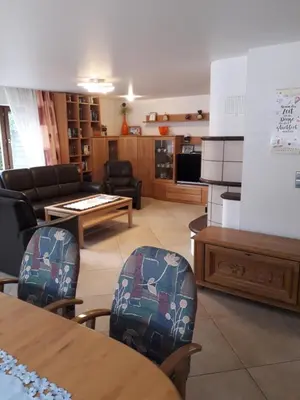 Küche/Küchenzeile in der Unterkunft Ferienwohnung Schehl