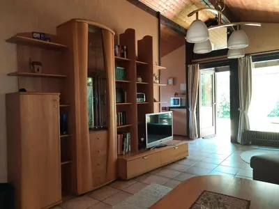 Küche/Küchenzeile in der Unterkunft Bungalow in Waldbrunn
