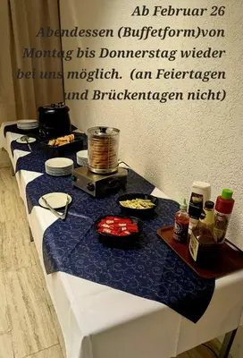 Essen im Hotel oder in der Nähe