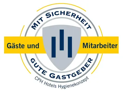 Ein Zertifikat, Auszeichnung, Logo oder anderes Dokument, das in der Unterkunft City Partner Hotel Holländer Hof ausgestellt ist