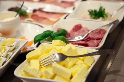 Essen im Hotel oder in der Nähe