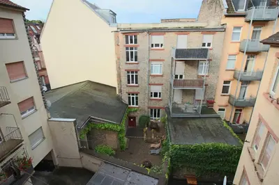 Das Gebäude in dem sich die Ferienwohnung befindet