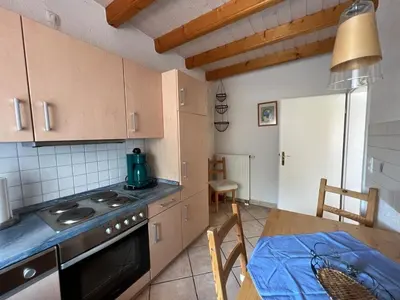 Küche/Küchenzeile in der Unterkunft Glattbacher Hof Ferienwohnung 8