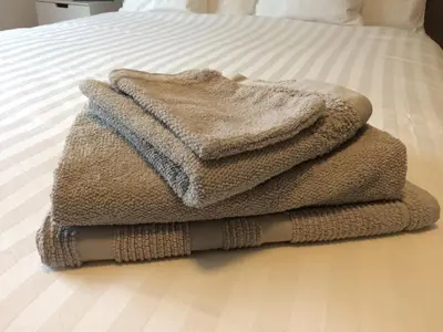 Ein Bett oder Betten in einem Zimmer der Unterkunft Apartment nähe Ettlingen - 15 min zur Messe Karlsruhe