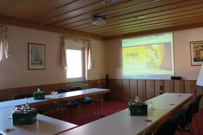 Der Geschäftsbereich oder Konferenzraum in der Unterkunft Hotel-Restaurant Fröhlich