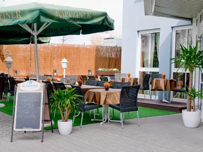 Ein Restaurant oder anderes Speiselokal in der Unterkunft ACHAT Hotel Darmstadt Griesheim