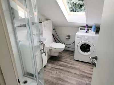 Ein Badezimmer in der Unterkunft Haus110