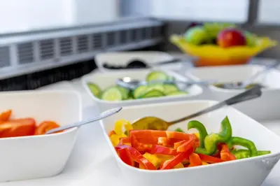 Essen im Hotel oder in der Nähe