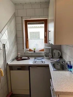 Küche/Küchenzeile in der Unterkunft Hotel Bett & Frühstück