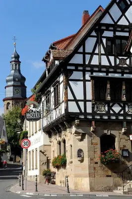 Das Gebäude in dem sich das Hotel befindet