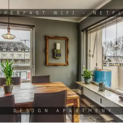 Design Apartment 130qm - 3 Zimmer am Hauptbahnhof Karlsruhe