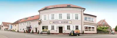 Das Gebäude in dem sich das Hotel befindet
