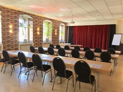 Der Geschäftsbereich oder Konferenzraum in der Unterkunft Hotel Sonne
