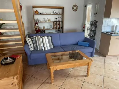 Ein Sitzbereich in der Unterkunft Glattbacher Hof Ferienwohnung 7