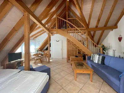 Ein Sitzbereich in der Unterkunft Glattbacher Hof Ferienwohnung 7