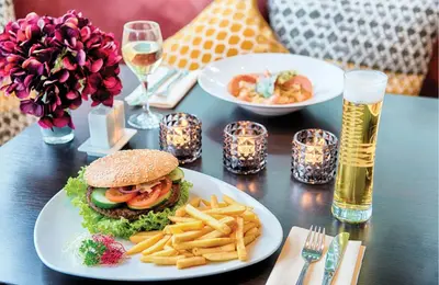 Essen im Hotel oder in der Nähe