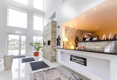 Küche/Küchenzeile in der Unterkunft Designhotel Youngstar