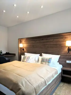 Ein Bett oder Betten in einem Zimmer der Unterkunft Hotel Peter Schaefer
