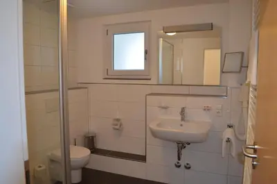 Ein Badezimmer in der Unterkunft Hotel Zum Goldenen Mann