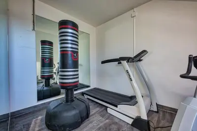 Das Fitnesscenter und/oder die Fitnesseinrichtungen in der Unterkunft Hotel Residenz Limburgerhof