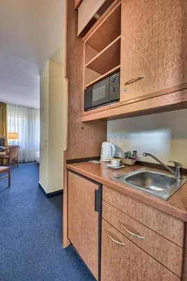 Küche/Küchenzeile in der Unterkunft Hotel Residenz Limburgerhof