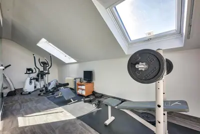 Das Fitnesscenter und/oder die Fitnesseinrichtungen in der Unterkunft Hotel Residenz Limburgerhof