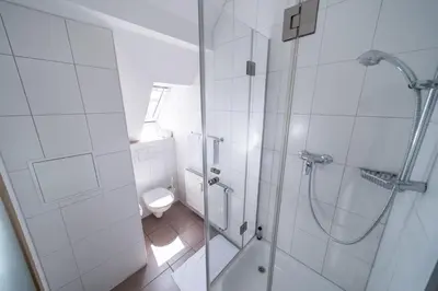 Ein Badezimmer in der Unterkunft Milchhof Apartments Aschaffenburg