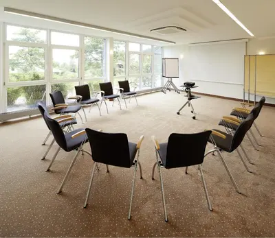 Der Geschäftsbereich oder Konferenzraum in der Unterkunft NaturKulturHotel Stumpf