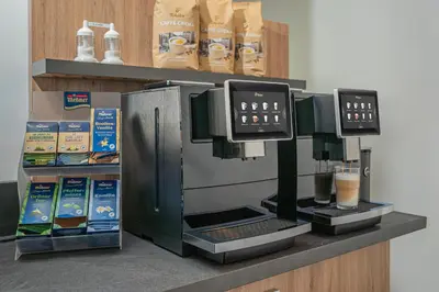 Kaffee-/Teezubehör in der Unterkunft Hotel Gute Hoffnung Pforzheim