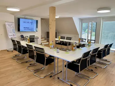 Der Geschäftsbereich oder Konferenzraum in der Unterkunft Vinotel Weinstrasse