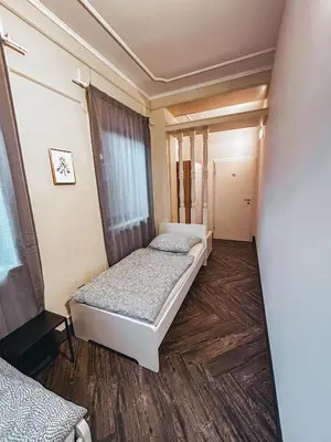 Ein Bett oder Betten in einem Zimmer der Unterkunft Fewo am Museum