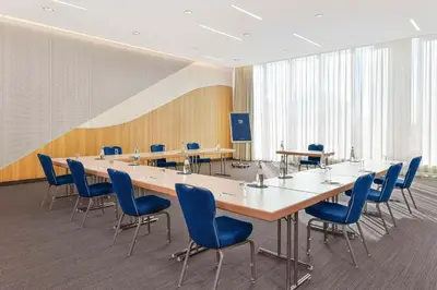 Der Geschäftsbereich oder Konferenzraum in der Unterkunft NH Mannheim Viernheim