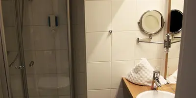 Ein Badezimmer in der Unterkunft Hotel Barth