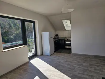 Küche/Küchenzeile in der Unterkunft Monteurwohnung - Business Apartment