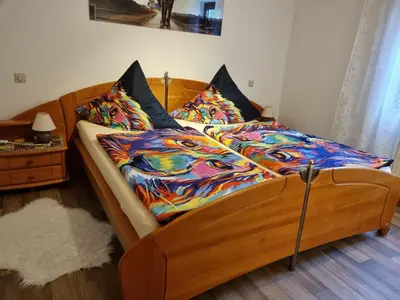 Ein Bett oder Betten in einem Zimmer der Unterkunft Karibu