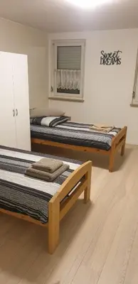Ein Bett oder Betten in einem Zimmer der Unterkunft Gute Nacht 2