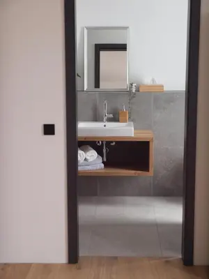 Ein Badezimmer in der Unterkunft WeinQuartier Bissersheim