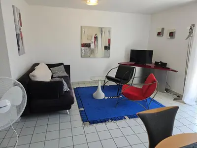 TV/Unterhaltungsangebot in der Unterkunft Komfortables 3-Zimmer Apartment in Schwetzingen zwischen Mannheim und Heidelberg