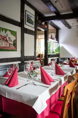 Ein Sitzbereich in der Unterkunft Hotel Bremerhof