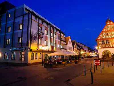 Das Gebäude in dem sich das Hotel befindet