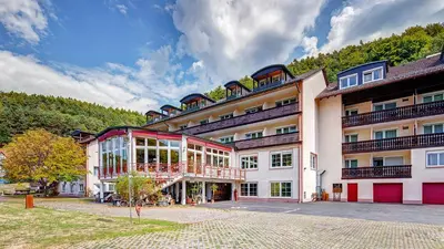 Das Gebäude in dem sich das Hotel befindet