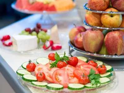 Essen im Hotel oder in der Nähe